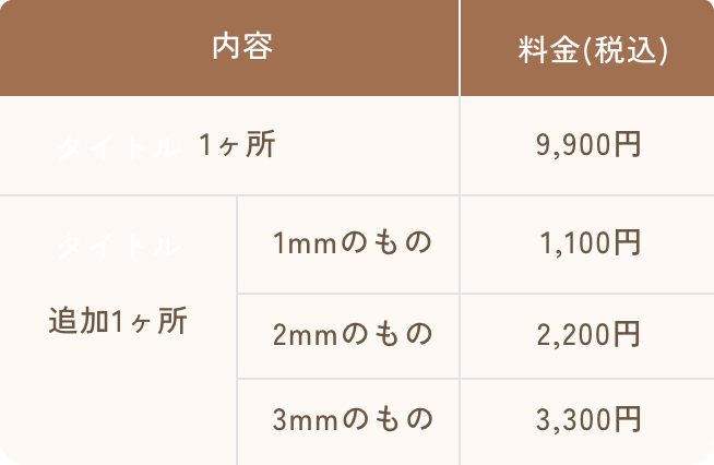 CO2レーザー 料金